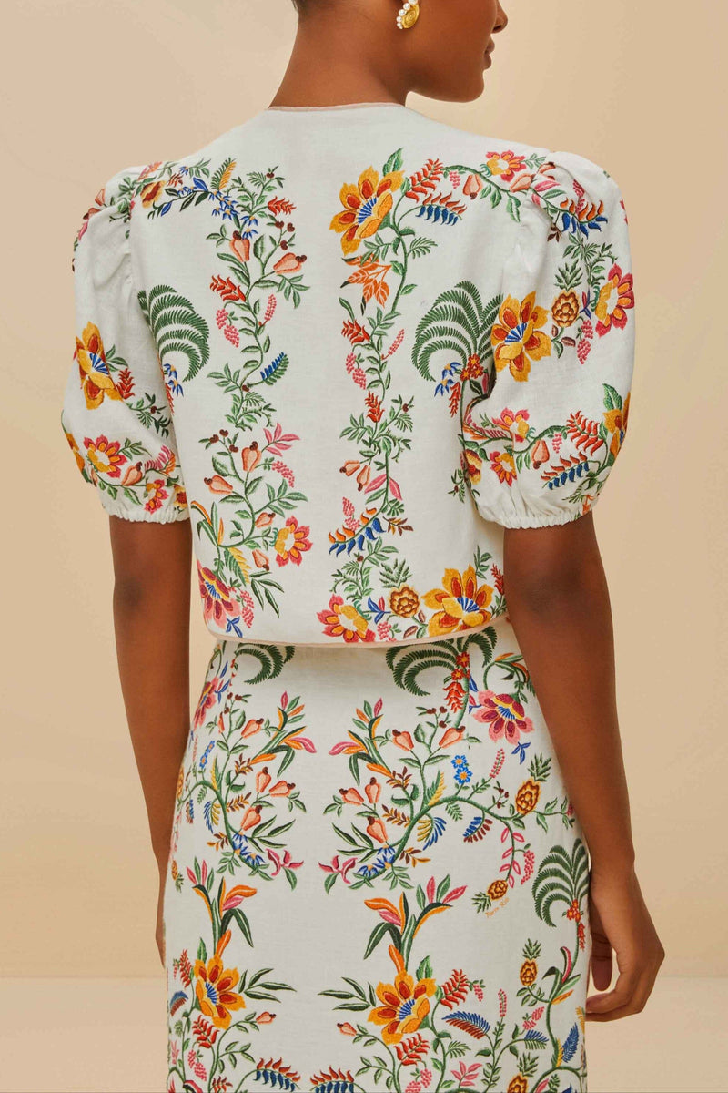 Delicate Forest Blouse-Tops/Blouses-Uniquities