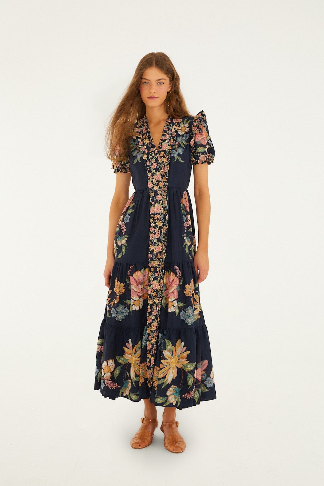 Maira Floral Maxi Dress-Dresses-Uniquities