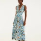 Flora Tile Midi Dress-Dresses-Uniquities