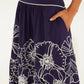 Flowers Richelieu Skirt-Bottoms-Uniquities
