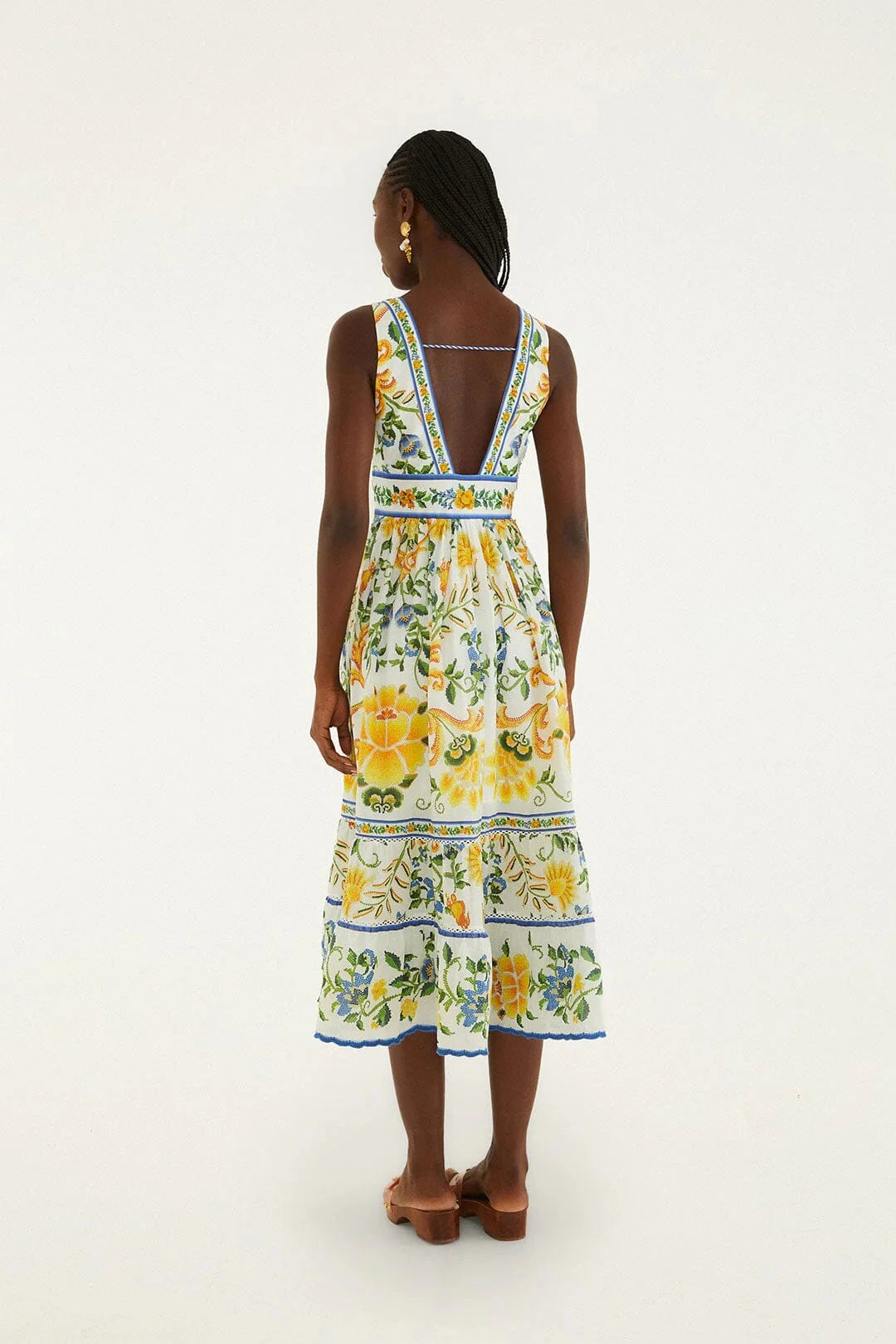 Emily Tapestry Midi Dress-Dresses-Uniquities