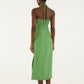 Palm Embroidery Midi Dress-Dresses-Uniquities
