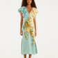Marine Garden Midi Dress-Dresses-Uniquities