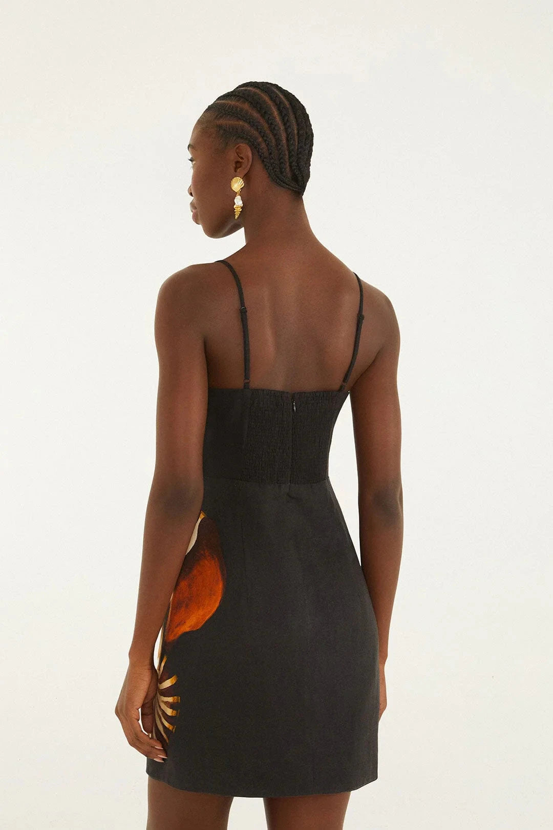 Ammonite Shell Bust Mini Dress Dresses Farm Rio 