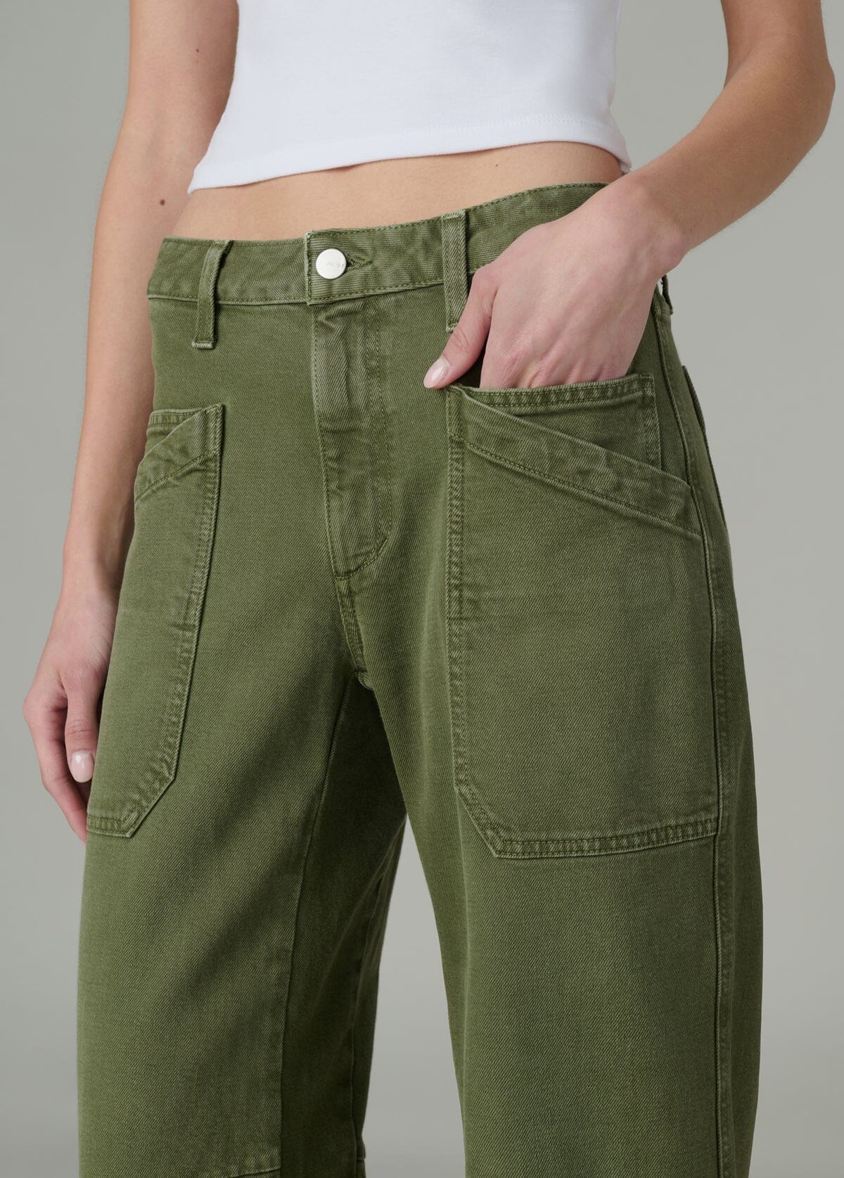 Double Pocket Barrel Jean-Denim-Uniquities