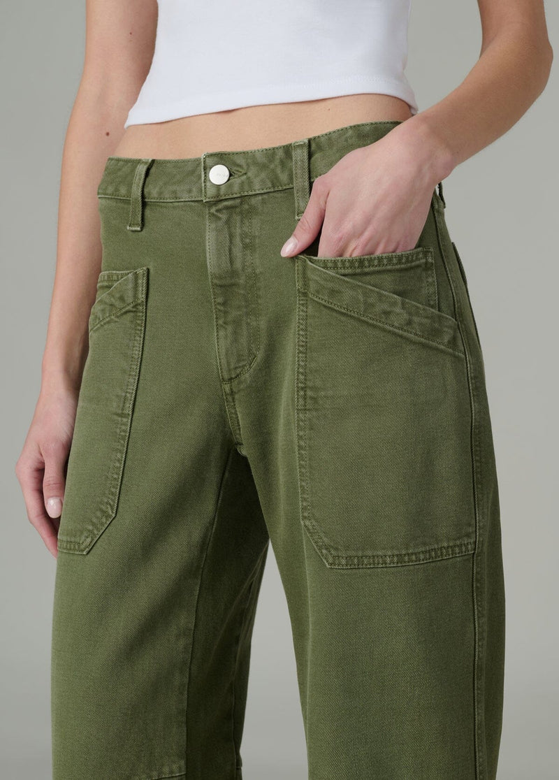 Double Pocket Barrel Jean-Denim-Uniquities