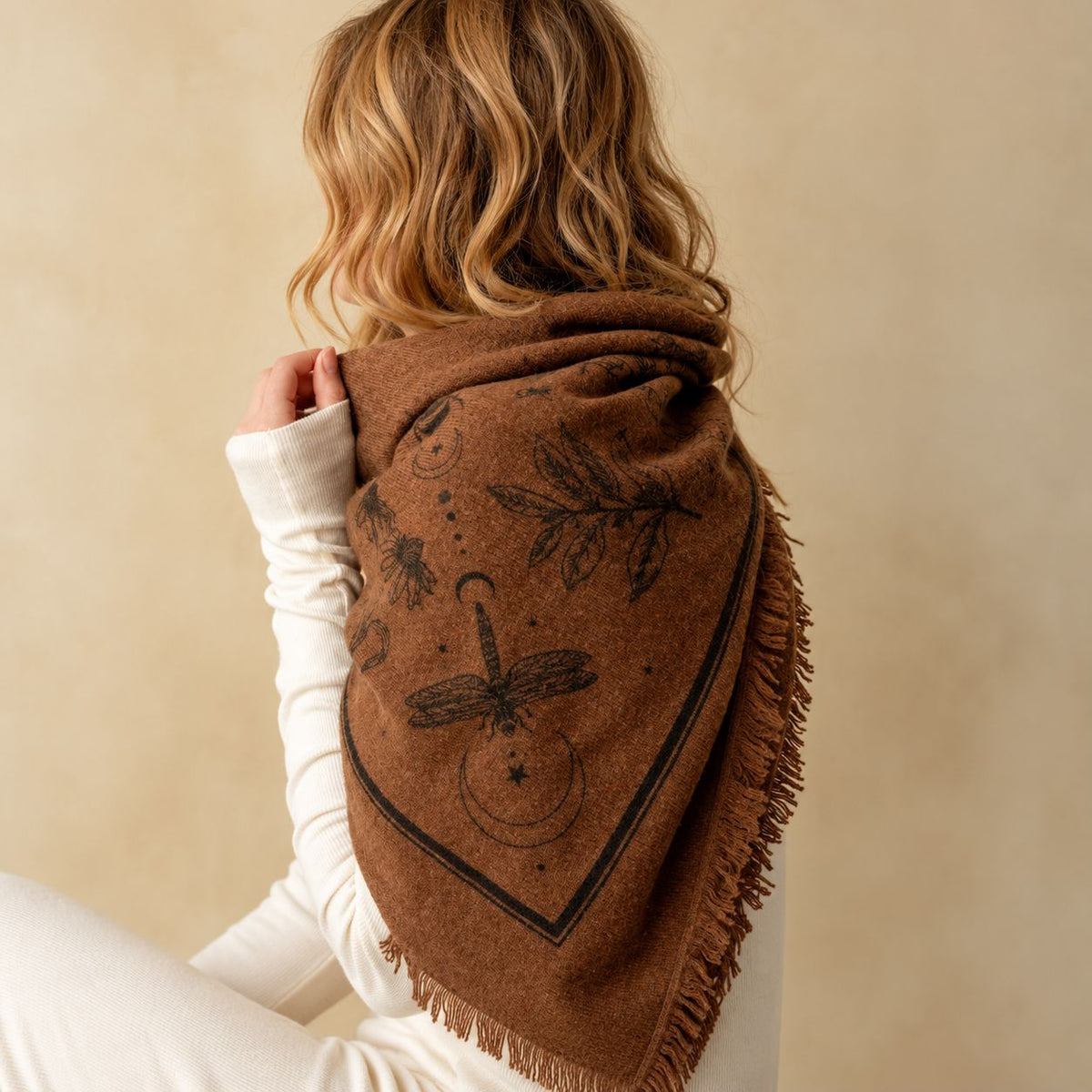 Gaia Cashmere Bandana by Freya - Image 2