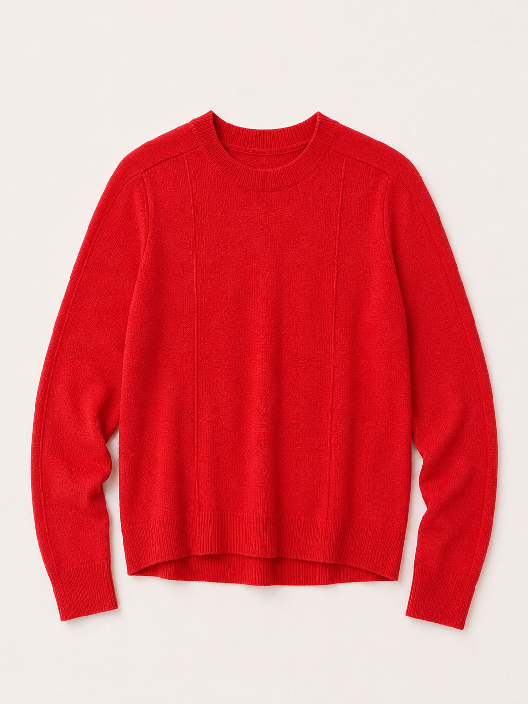 Seamed Crew with Double Neck Sweaters Autumn Cashmere 
