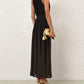 Valiant Metallic Halter Dress