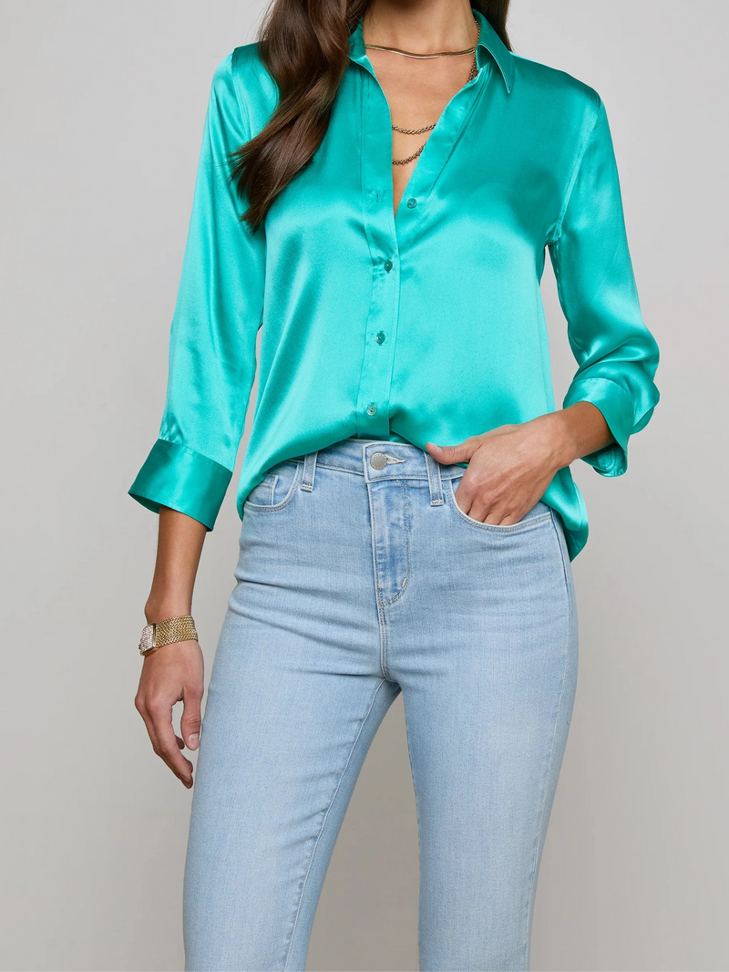 Dani 3/4 Sleeve Blouse-Tops/Blouses-Uniquities