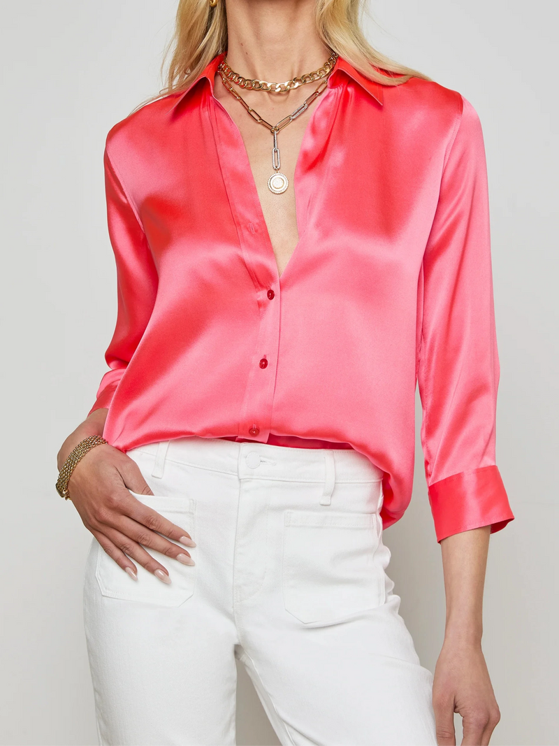 Dani 3/4 Sleeve Blouse-Tops/Blouses-Uniquities