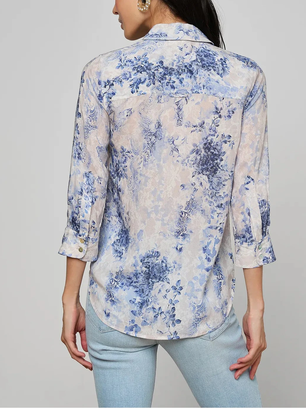 Camille 3/4 Sleeve Blouse-Tops/Blouses-Uniquities