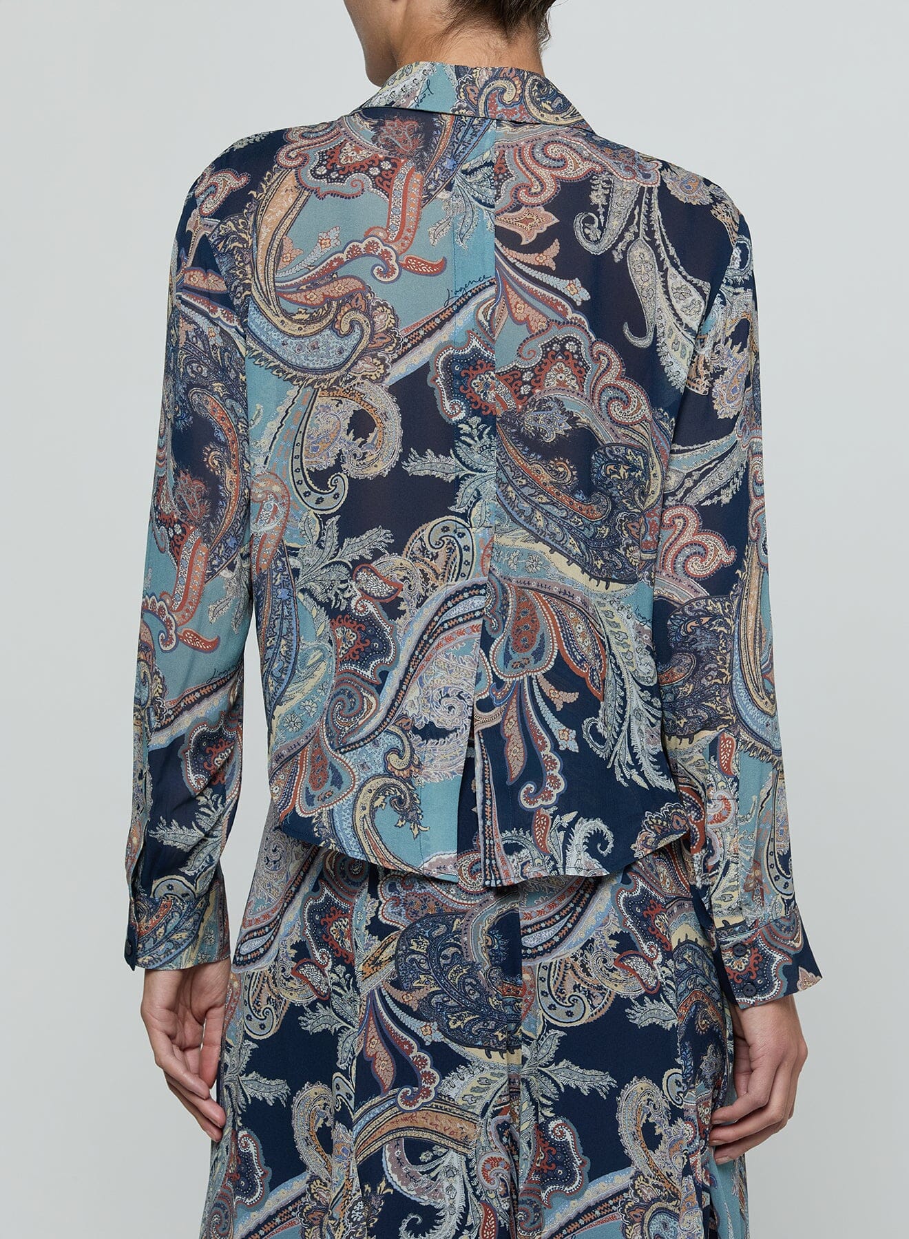 Cosette Crop Hi Low Shirt Tops/Blouses L'AGENCE 
