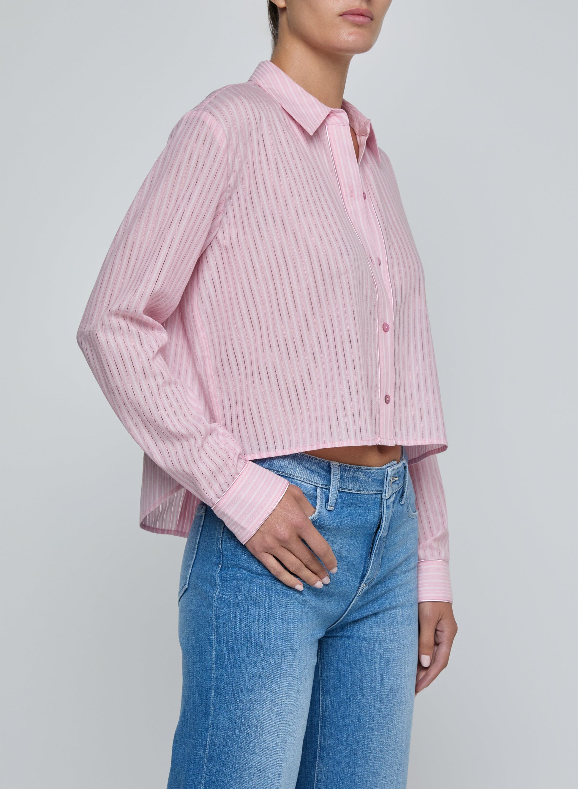 Cosette Crop Shirt-Tops/Blouses-Uniquities