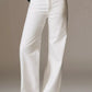 Annina 30" Jeans in Soft White-Denim-Uniquities