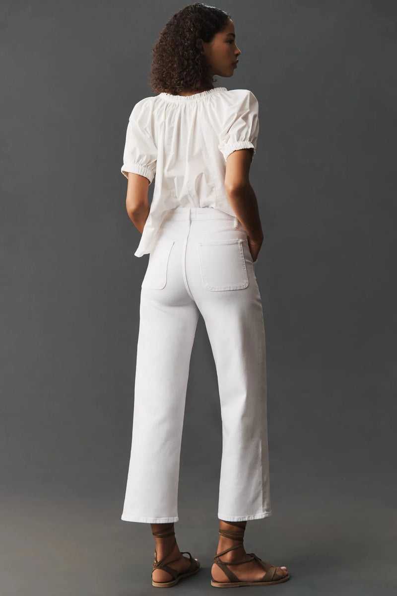 Modern Pocket Wide Leg Jeans-Denim-Uniquities