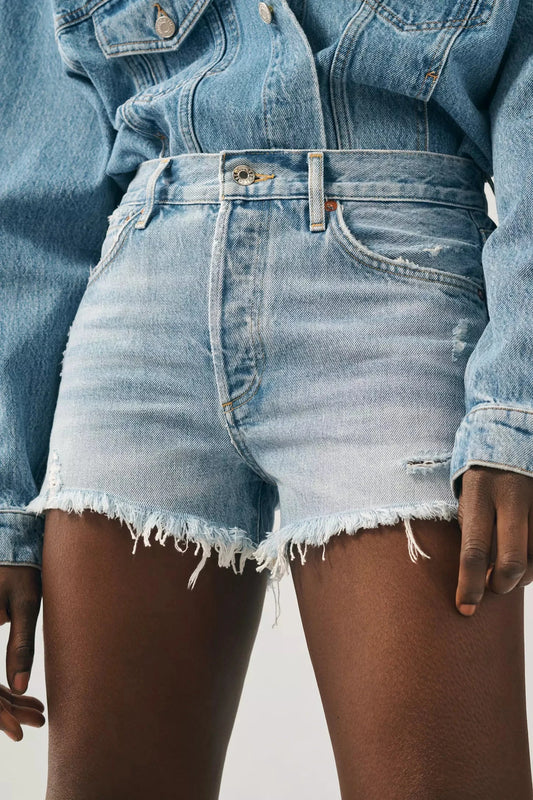 Parker Short in Swapmeet-Denim-Uniquities