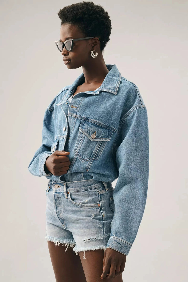 Parker Short in Swapmeet-Denim-Uniquities