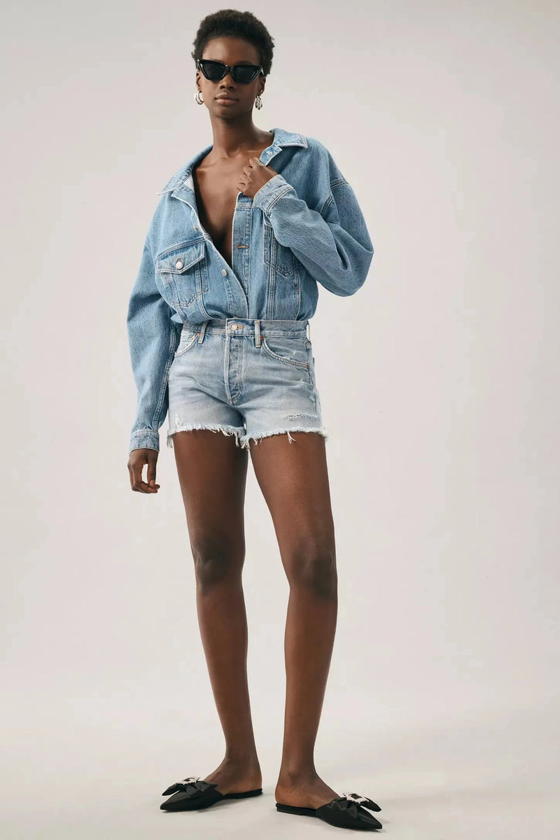 Parker Short in Swapmeet-Denim-Uniquities