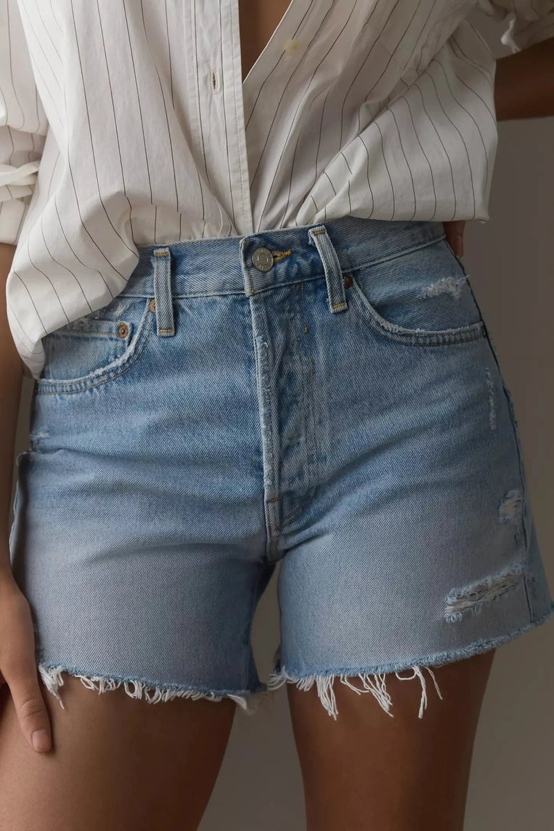 Parker Long Short in Swapmeet-Denim-Uniquities