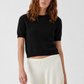 Short Sleeve Cropped Crew
