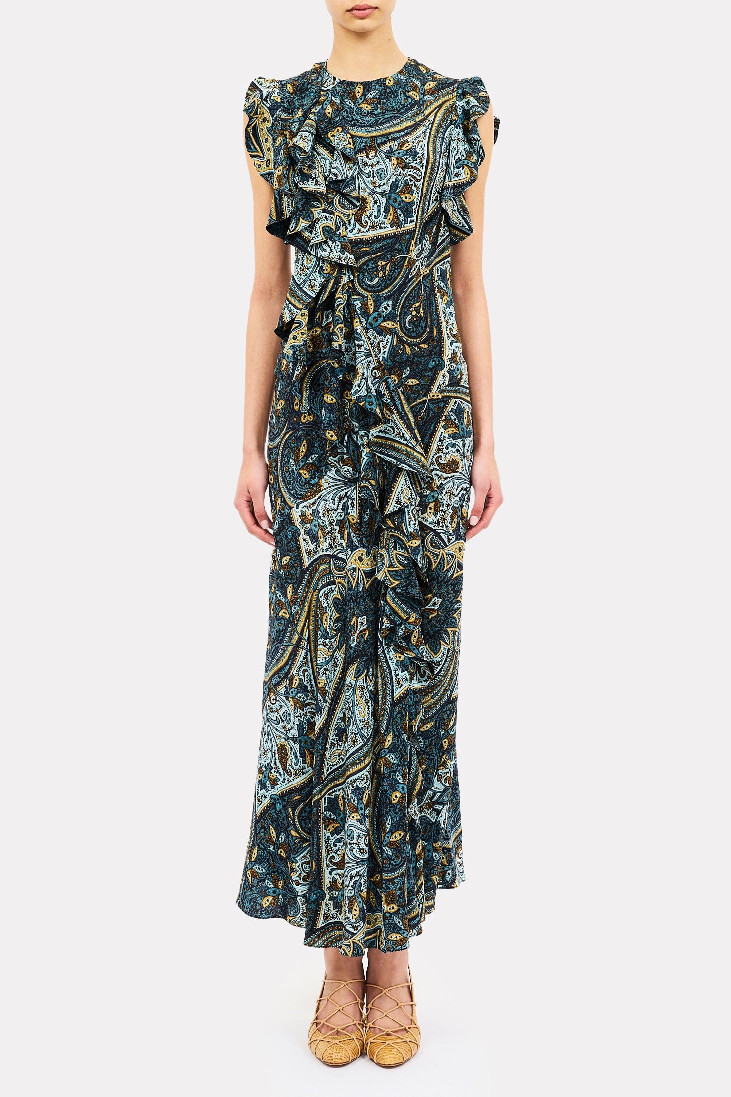 Ameline Sleeveless Silk Dress Dresses Ulla Johnson 