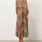 Sunray Long Sleeve Dress