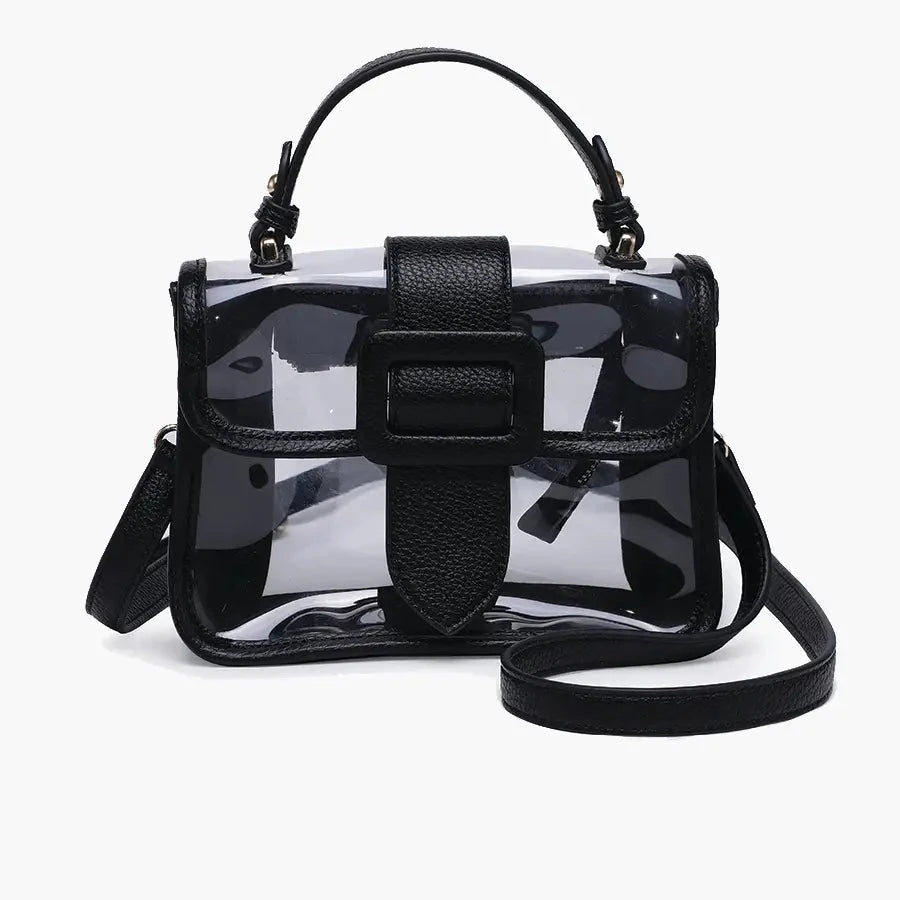 Toni Clear Flapover Bag Accessories Uniquities 