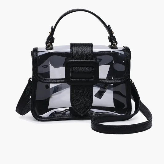 Toni Clear Flapover Bag-Accessories-Uniquities