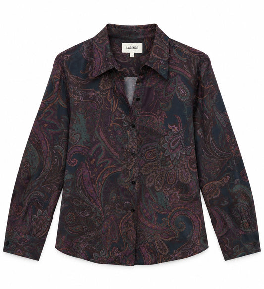 Ellery Long Sleeve Blouse-Tops/Blouses-Uniquities