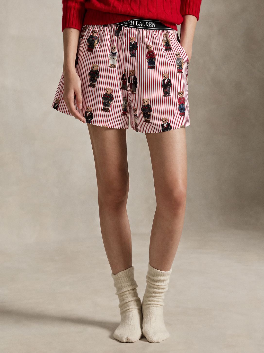 Bear Stripe Sleep Boxer-Lounge-Uniquities