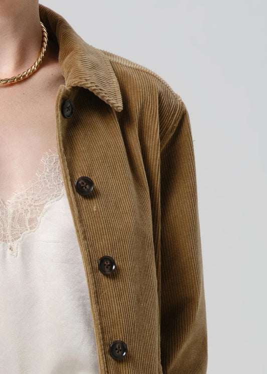 Lola Eve Bomber In Amber-Jackets-Uniquities