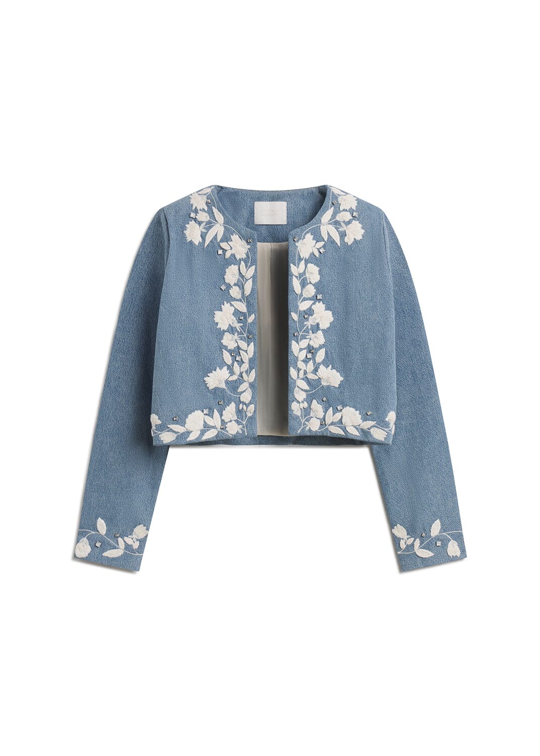 Flora Jacket with Embroidery-Jackets-Uniquities