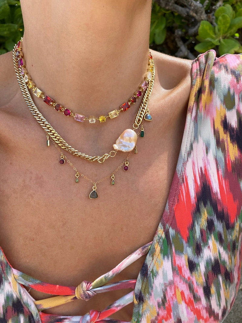 Candy Gem Necklace-Jewelry-Uniquities