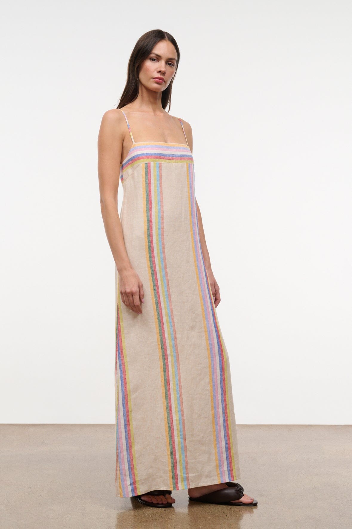 Laura Linen Dress-Dresses-Uniquities
