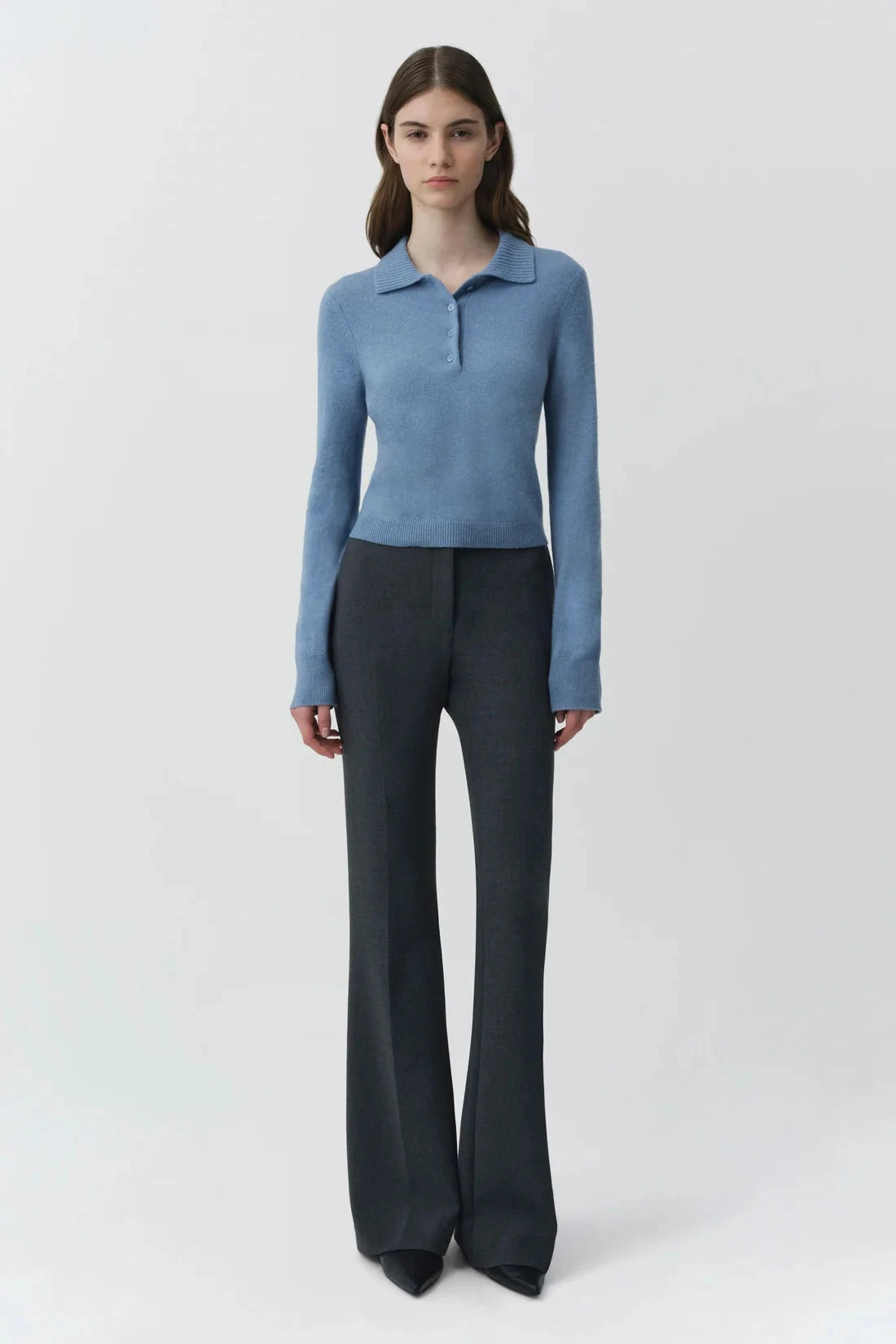 Constance Long Sleeve Polo Tops/Blouses Simkhai 