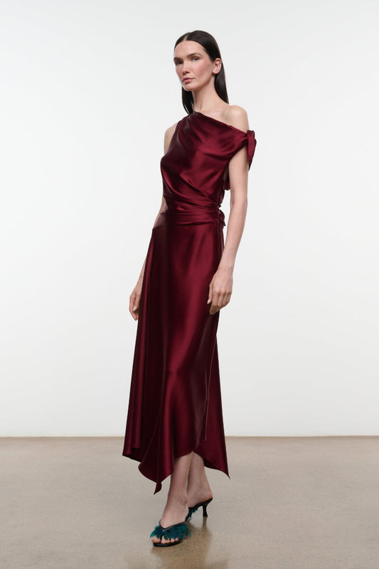 Portia Silk Dress-Dresses-Uniquities
