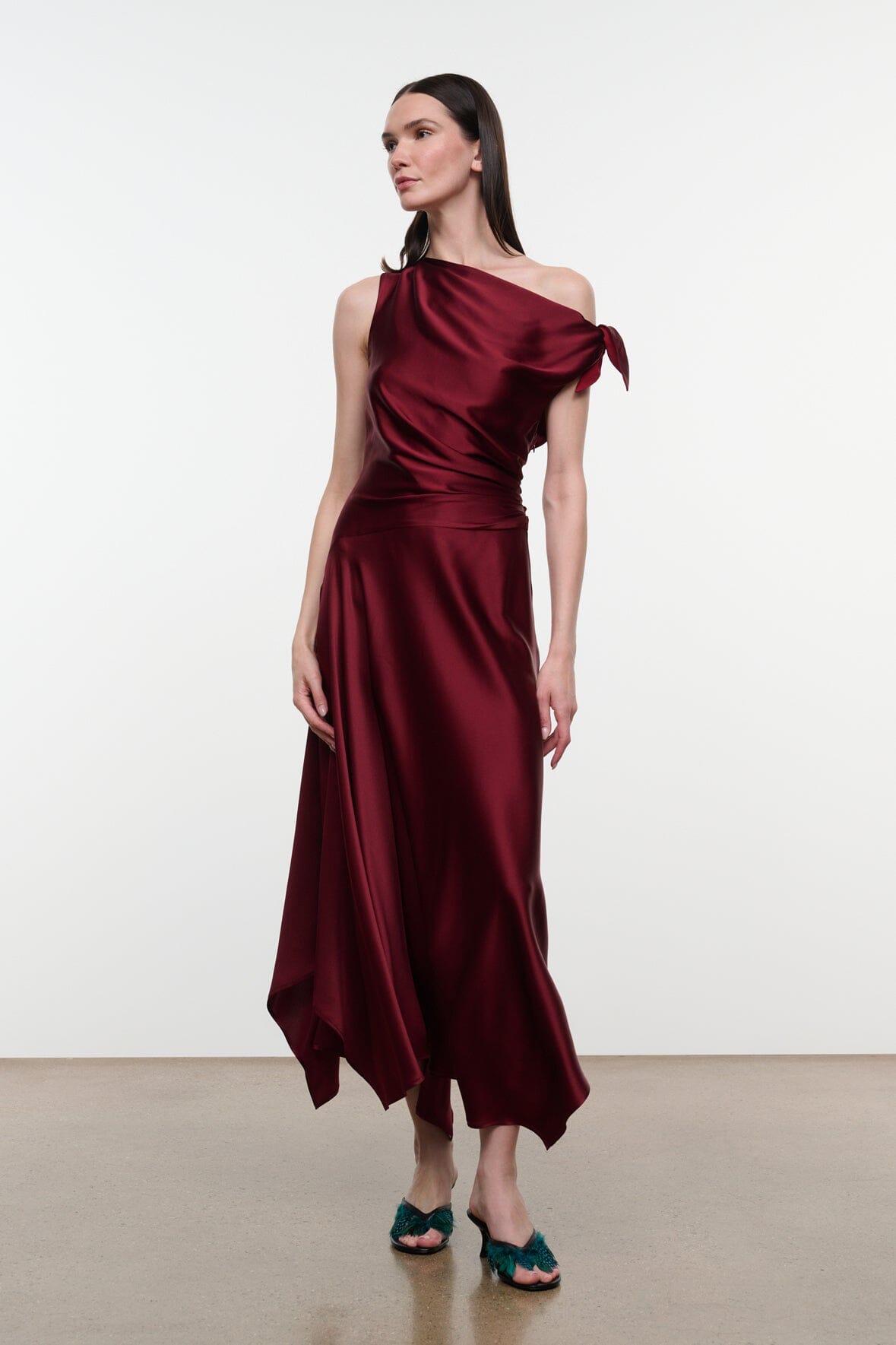Portia Silk Dress-Dresses-Uniquities