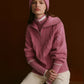 Didi Relaxed Cable Half Zip-Sweaters-Uniquities