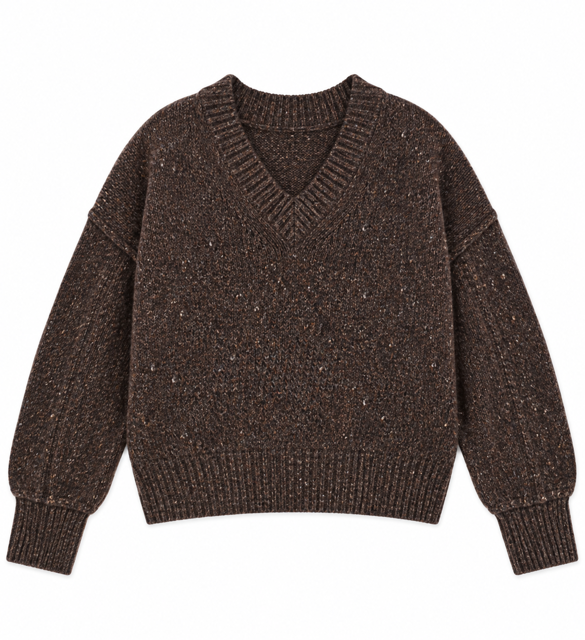 Boxy V-Neck Sweater