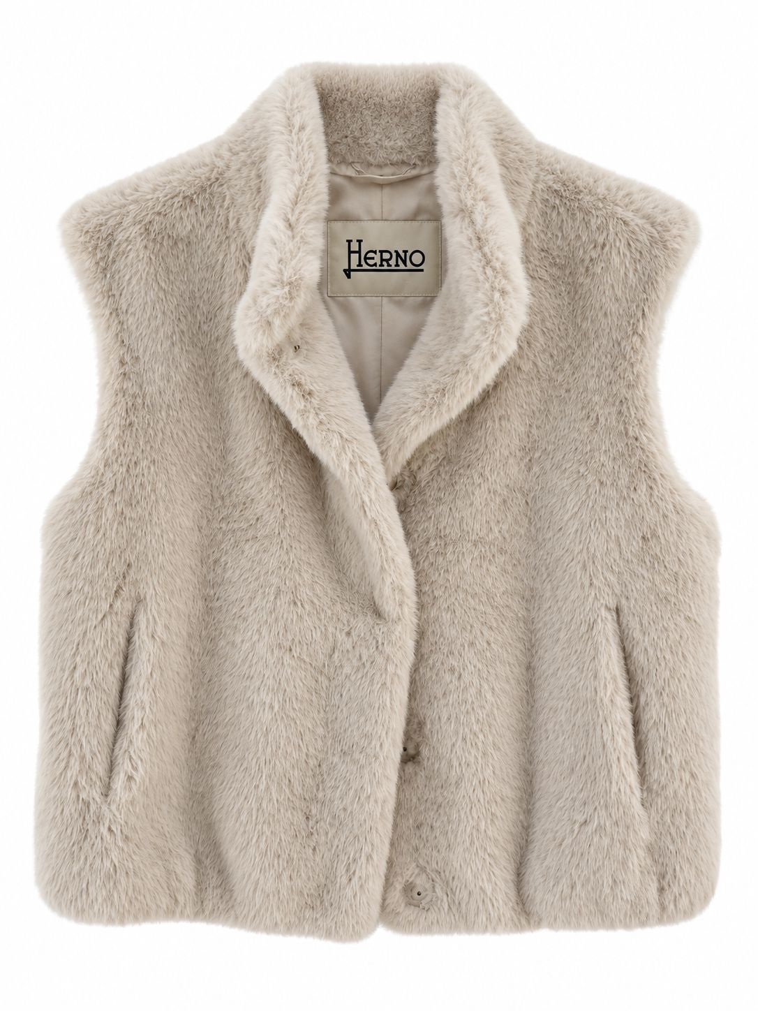 Beaver Faux Fur Vest-Jackets-Uniquities
