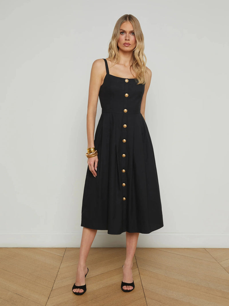 Esmeralda Sleeveless Midi-Dresses-Uniquities