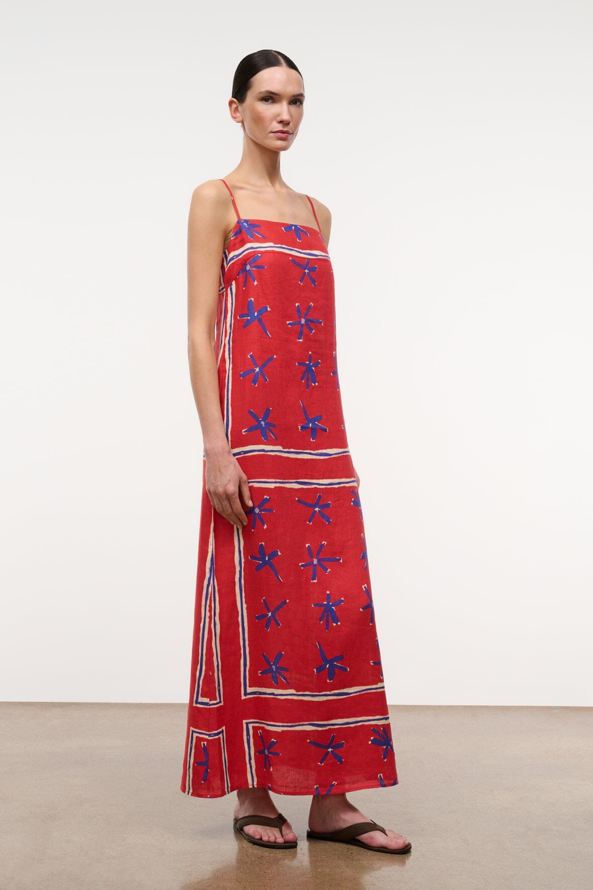Laura Linen Dress-Dresses-Uniquities