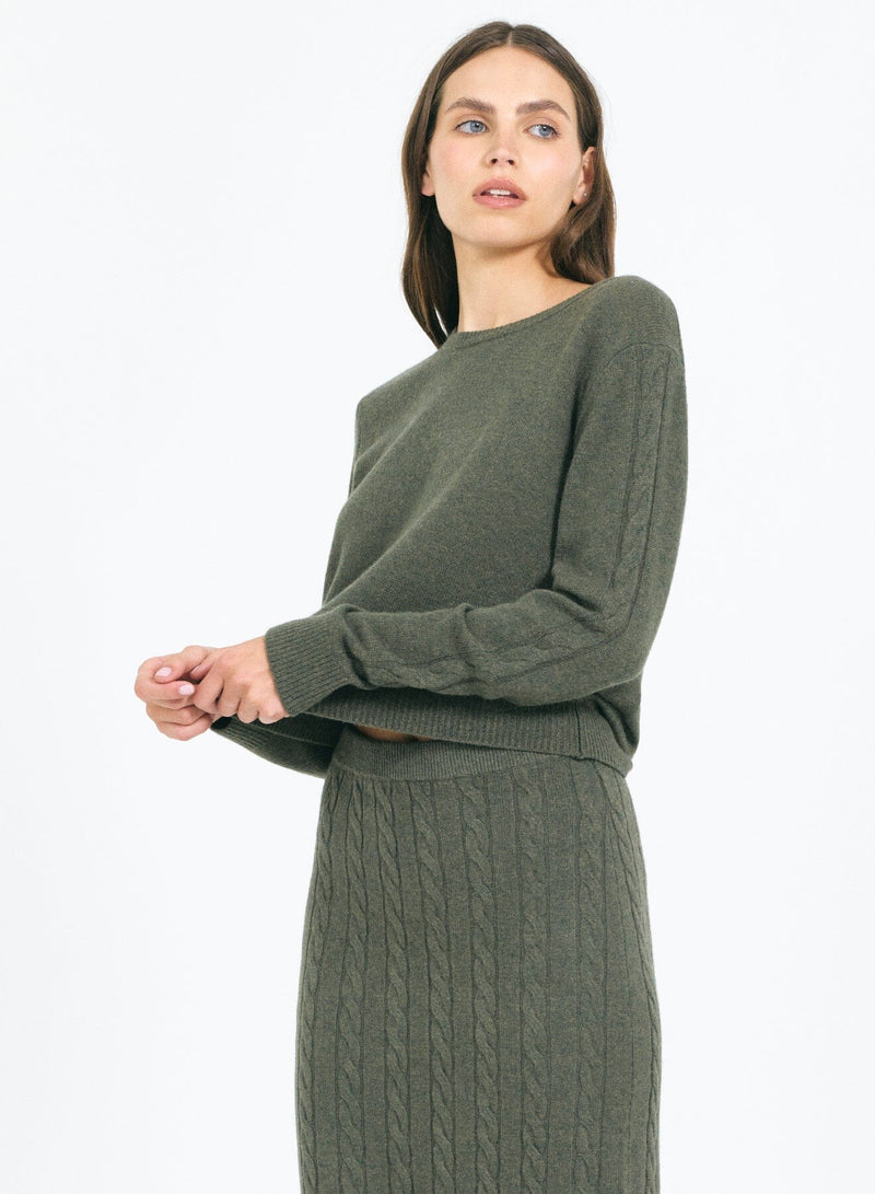 Jane Cable Pullover-Sweaters-Uniquities