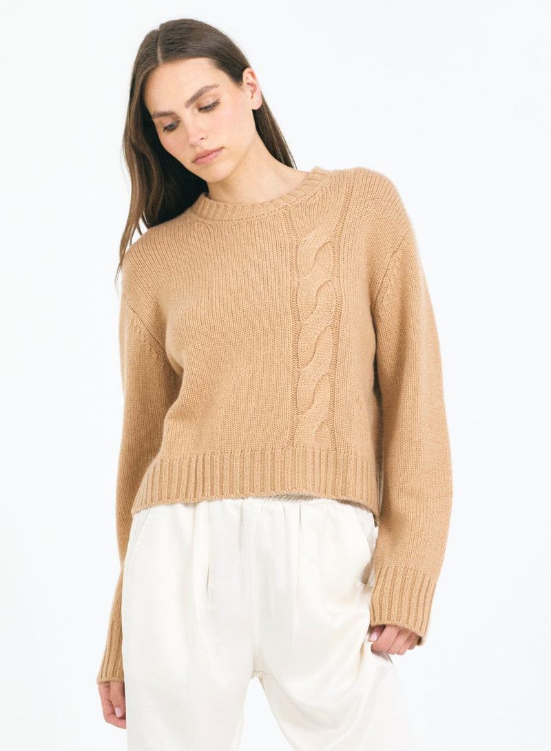 Levanzo Cable Cashmere Pullover-Sweaters-Uniquities