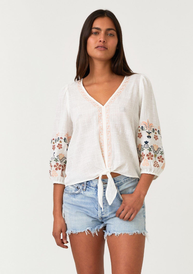 Grace Embroidery Top-Tops/Blouses-Uniquities