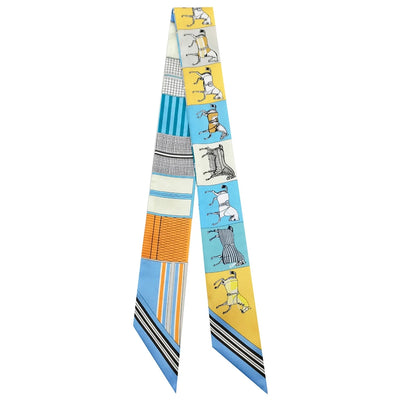 Printed Skinny Neck Tie-Accessories-Uniquities