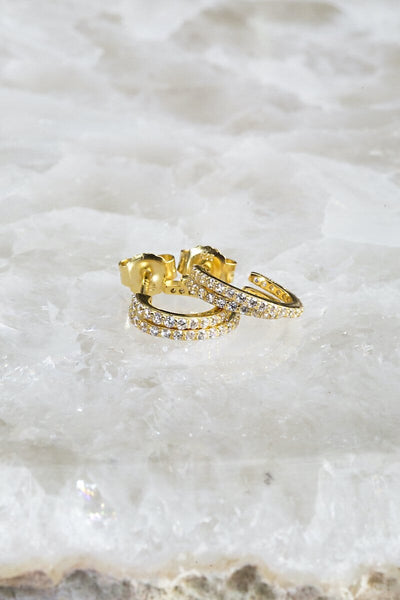 Evil Twin Huggies Gold-Jewelry-Uniquities