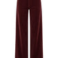 Velvet Slim Palazzo-Bottoms-Uniquities