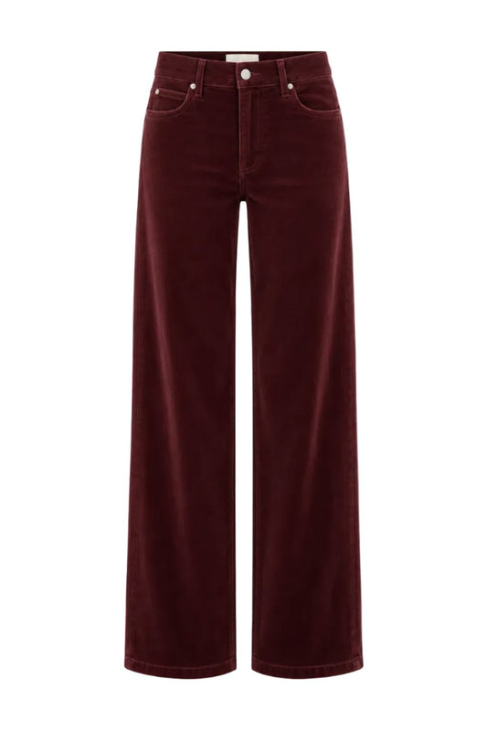 Velvet Slim Palazzo-Bottoms-Uniquities